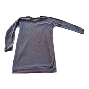 Tresics Dark Blue Oversized Sweater Long Sleeve Shirt Athleisure Comfort M